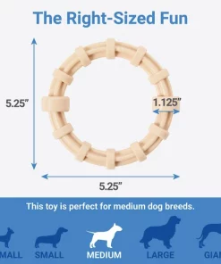 Frisco Nylon Ring Dog Chew Toy, Chicken Flavor, Medium -The Frisco Store 290533 PT1. SY630 V1635369375