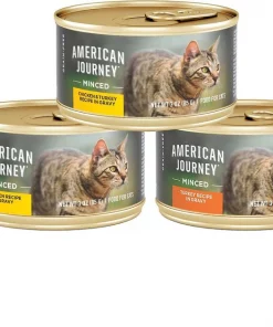 American Journey||Frisco American Journey Minced Poultry in Gravy Grain-Free Canned Food + Frisco Cat Tracks Butterfly Cat Toy -The Frisco Store 292620 PT1. SY630 V1619983946
