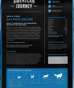 American Journey||Frisco American Journey Salmon Recipe Grain-Free Dry Food + Frisco Cat Tracks Butterfly Cat Toy -The Frisco Store 292634 PT2. SY630 V1620009738