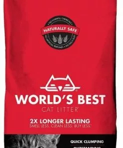 Frisco||World's Best Frisco High Sided Litter Box + World's Best Multi-Cat Unscented Clumping Corn Cat Litter -The Frisco Store 293046 PT3. SY630 V1620014824