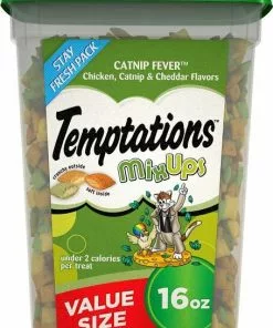 Temptations||Frisco Temptations Mixups Catnip Fever Treats + Frisco Bird Teaser with Feathers Cat Toy, Blue -The Frisco Store 293912 PT1. SY630 V1620082321