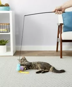 Temptations||Frisco Temptations Mixups Catnip Fever Treats + Frisco Bird Teaser with Feathers Cat Toy, Blue -The Frisco Store 293912 PT6. SY630 V1620080547