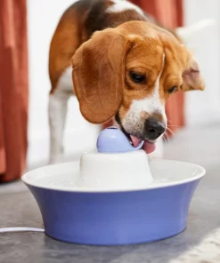 Frisco Ceramic Whale Dog & Cat Water Fountain, Blue, 64-oz -The Frisco Store 297220 PT4. SY630 V1633549604