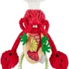 Frisco Brunch Lobster Roll Plush with Rope Squeaky Dog Toy