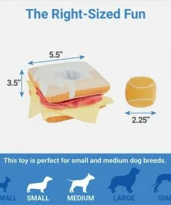 Frisco Brunch Egg in Hole 2-in-1 Plush Squeaky Dog Toy -The Frisco Store 297246 PT1. SY630 V1643916705