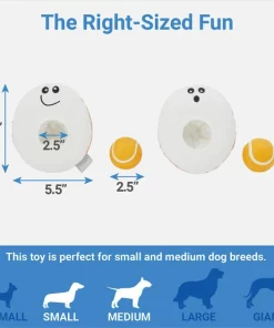 Frisco Brunch Egg in Hole 2-in-1 Plush with Tennis Ball Dog Toy -The Frisco Store 297254 PT1. SY630 V1643916386