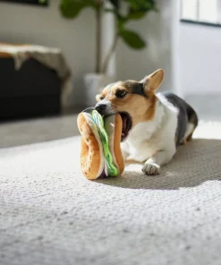 Frisco Brunch Bagel with Lox Plush Squeaky Dog Toy 7 Frisco Brunch Bagel with Lox Plush Squeaky Dog Toy -The Frisco Store 297256 PT2. SY630 V1642089185