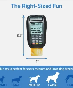Frisco Brunch Credit Card & Machine Plush Squeaky Dog Toy 6 Frisco Brunch Credit Card & Machine Plush Squeaky Dog Toy -The Frisco Store 297274 PT1. SY630 V1643916392