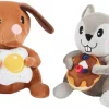 Frisco Brunch Dog & Squirrel Plush Squeaky Dog Toy, 2 count -The Frisco Store 297280 MAIN. SY630 V1642086718