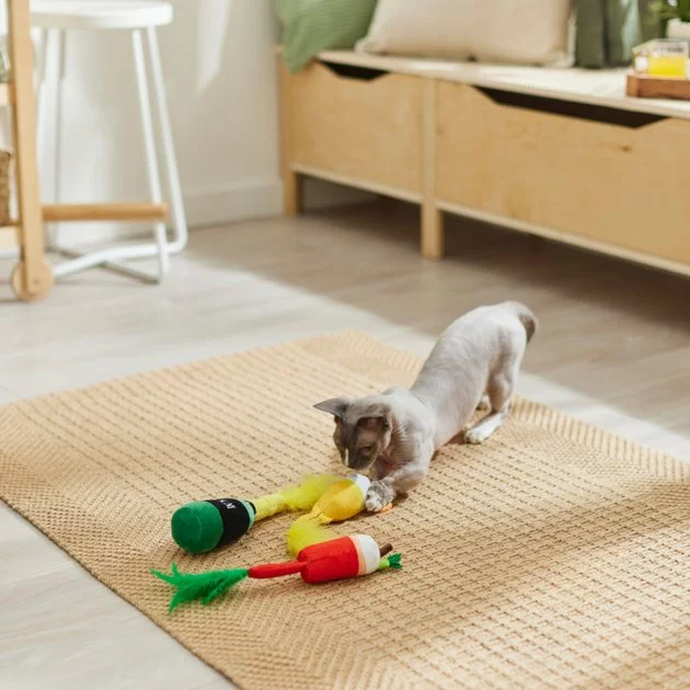 Frisco Brunch Bottomless Mimosas Plush Cat Toy with Catnip, 3 count 5 Frisco Brunch Bottomless Mimosas Plush Cat Toy with Catnip, 3 count - Image 3