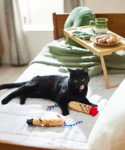 Frisco Brunch French Baguette Plush Cat Toy with Catnip, 2 count -The Frisco Store 297304 PT2. SY630 V1642088919