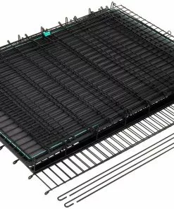Frisco Heavy Duty Enhanced Lock Sliding Double Door Fold & Carry Wire Dog Crate & Mat Kit, 54 inch 12 Frisco Heavy Duty Enhanced Lock Sliding Double Door Fold & Carry Wire Dog Crate & Mat Kit, 54 inch -The Frisco Store 297463 PT3. SY630 V1633115391