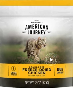 American Journey||Frisco American Journey 100% Chicken Freeze-Dried Grain-Free Cat Treats + Frisco Melamine Dog & Cat Treat Jar with Bamboo Lid, 8 Cups -The Frisco Store 297660 PT1. SY630 V1623339152