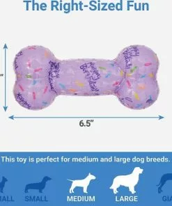 Frisco||The Lazy Dog Cookie Co. Frisco Birthday TPR Bone Dog Toy, Purple, Large + The Lazy Dog Cookie Co. Happy Birthday Pup-PIE Dog Treat, Girl -The Frisco Store 297952 PT2. SY630 V1623253660