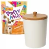 Friskies||Frisco Friskies Party Mix Crunch Cheezy Craze Cat Treats, 6-oz bag + Frisco Melamine Dog & Cat Treat Jar with Bamboo Lid, 8 Cups -The Frisco Store 298020 MAIN. SY630 V1621267045