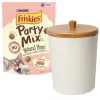 Friskies||Frisco Friskies Party Mix Natural Yums With Real Salmon Cat Treats, 6-oz pouch + Frisco Melamine Dog & Cat Treat Jar with Bamboo Lid, 8 Cups 2 Friskies||Frisco Friskies Party Mix Natural Yums With Real Salmon Cat Treats, 6-oz pouch + Frisco Melamine Dog & Cat Treat Jar with Bamboo Lid, 8 Cups -The Frisco Store 298040 MAIN. SY630 V1623255457