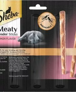 Sheba||Frisco Sheba Meaty Tender Sticks Salmon Flavored Cat Treats, 5 count + Frisco Plush, Teaser, Ball & Tunnel Variety Pack Cat Toy with Catnip, 25 count -The Frisco Store 298508 PT2. SY630 V1623201162