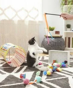 Sheba||Frisco Sheba Meaty Tender Sticks Salmon Flavored Cat Treats, 5 count + Frisco Plush, Teaser, Ball & Tunnel Variety Pack Cat Toy with Catnip, 25 count -The Frisco Store 298508 PT4. SY630 V1623202064