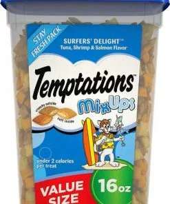 Temptations||Frisco Temptations Mixups Surfers' Delight Cat Treats, 16-oz tub + Frisco Colorful Springs Cat Toy, 10 count 10 Temptations||Frisco Temptations Mixups Surfers' Delight Cat Treats, 16-oz tub + Frisco Colorful Springs Cat Toy, 10 count -The Frisco Store 298532 PT1. SY630 V1623348143
