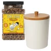 Tiny Tiger||Frisco Tiny Tiger Crunchy Bunch, Chicken Cannonball, Chicken Flavor Cat Treats, 20-oz Jar + Frisco Melamine Dog & Cat Treat Jar with Bamboo Lid, 8 Cups -The Frisco Store 298584 MAIN. SY630 V1623201454