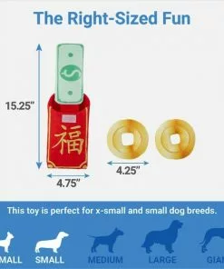 Frisco Red Envelope Plush Squeaky Dog Toy, 3 pack 6 Frisco Red Envelope Plush Squeaky Dog Toy, 3 pack -The Frisco Store 298879 PT1. SY630 V1640883704