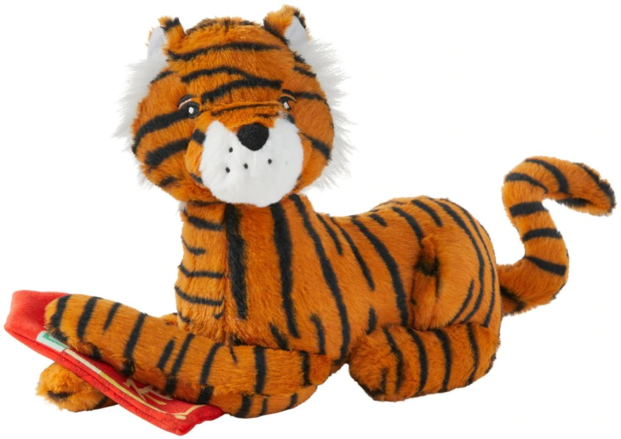 Frisco Tiger Plush Squeaky Dog Toy 3 Frisco Tiger Plush Squeaky Dog Toy