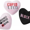 Frisco Anti-Valentine Hearts Plush Squeaky Dog Toy, 3 count -The Frisco Store 298917 MAIN. SY630 V1637693936
