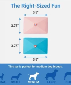 Frisco Love Letters Latex Squeaky Dog Toy, 2 count -The Frisco Store 298925 PT1. SY630 V1640284897