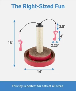 Frisco Key to My Heart Interactive Scratching Cat Toy with Catnip -The Frisco Store 298962 PT1. SY630 V1640284901