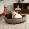 Frisco Herringbone Hi-Low Cuddler Dog & Cat Bed -The Frisco Store 299436 MAIN. SY630 V1638288114