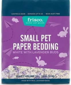 Frisco Corner Litter Box, Navy, Small + Small Animal Bedding, Lavender -The Frisco Store 301908 PT5. SY630 V1644971797