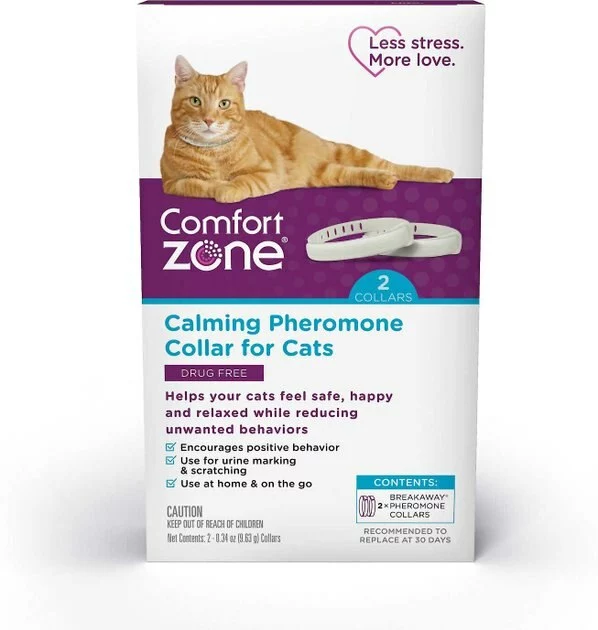 Frisco||Comfort Zone Frisco Cat Tracks Butterfly Toy + Comfort Zone On-The-Go Breakaway Calming Collar for Cats 6 Frisco||Comfort Zone Frisco Cat Tracks Butterfly Toy + Comfort Zone On-The-Go Breakaway Calming Collar for Cats - Image 4