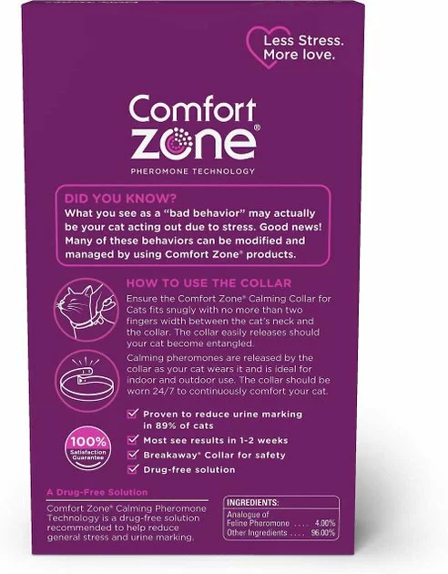 Frisco||Comfort Zone Frisco Cat Tracks Butterfly Toy + Comfort Zone On-The-Go Breakaway Calming Collar for Cats 7 Frisco||Comfort Zone Frisco Cat Tracks Butterfly Toy + Comfort Zone On-The-Go Breakaway Calming Collar for Cats - Image 5