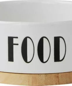 Frisco Ceramic Dog & Cat Water + Food Bowl with Wood Base 14 Frisco Ceramic Dog & Cat Water + Food Bowl with Wood Base -The Frisco Store 302414 PT4. SY630 V1623087141