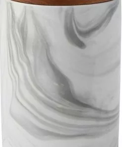 Frisco Marble Design Non-skid Ceramic Dog Bowl + Treat Jar with Wood Lid, 3.75 Cups 16 Frisco Marble Design Non-skid Ceramic Dog Bowl + Treat Jar with Wood Lid, 3.75 Cups -The Frisco Store 302482 PT5. SY630 V1623071247