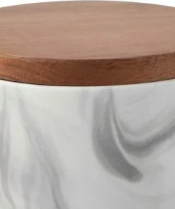 Frisco Marble Design Non-skid Ceramic Dog Bowl + Treat Jar with Wood Lid, 3.75 Cups 18 Frisco Marble Design Non-skid Ceramic Dog Bowl + Treat Jar with Wood Lid, 3.75 Cups -The Frisco Store 302482 PT7. SY630 V1623066748