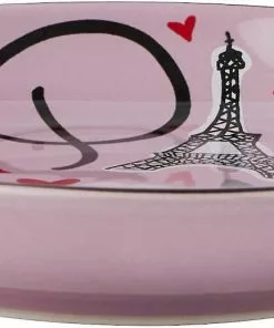 Frisco Paris Non-skid Ceramic Dish, 0.50 Cup + Cat Dish, 1.50 Cup -The Frisco Store 302490 PT1. SY630 V1623040061