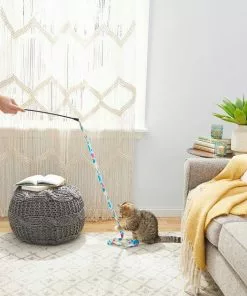 Frisco Wire + Fabric Teaser Cat Toy, Neon Bubbles -The Frisco Store 302538 PT5. SY630 V1623055049