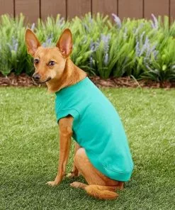 Frisco Basic Dog & Cat T-Shirt, Pink + Teal -The Frisco Store 302638 PT7. SY630 V1623049944