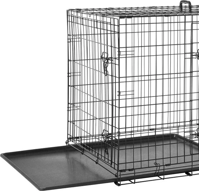 Frisco||Goody Box Frisco Fold & Carry Double Door Collapsible Wire Crate + Goody Box Puppy Toys, Treats & Potty Training 5 Frisco||Goody Box Frisco Fold & Carry Double Door Collapsible Wire Crate + Goody Box Puppy Toys, Treats & Potty Training - Image 3