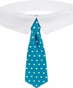 Frisco Plaid Dog & Cat Neck Tie, Blue Plaid + Polka Dot, Teal -The Frisco Store 302794 PT6. SY630 V1623080240