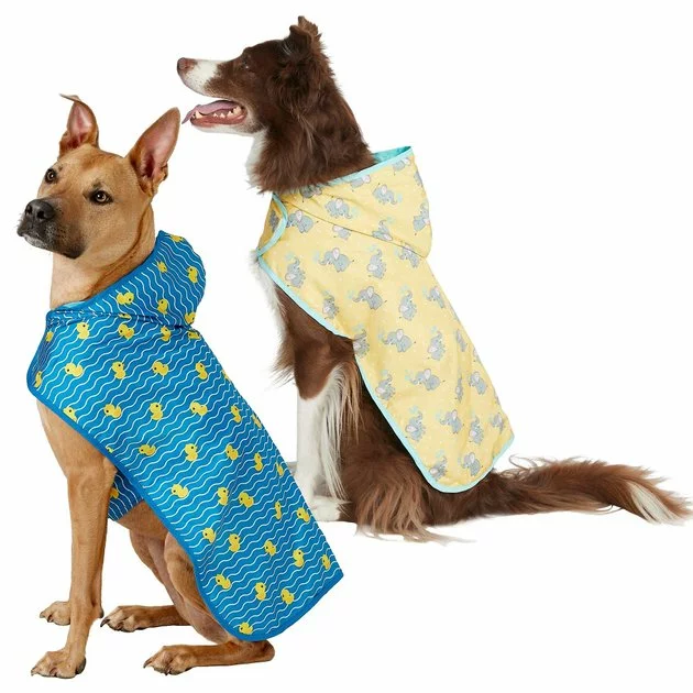 Frisco Rubber Ducky + Elephants Dog Raincoat 3 Frisco Rubber Ducky + Elephants Dog Raincoat