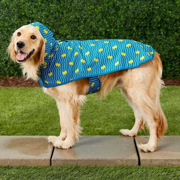 Frisco Rubber Ducky + Elephants Dog Raincoat 7 Frisco Rubber Ducky + Elephants Dog Raincoat - Image 5