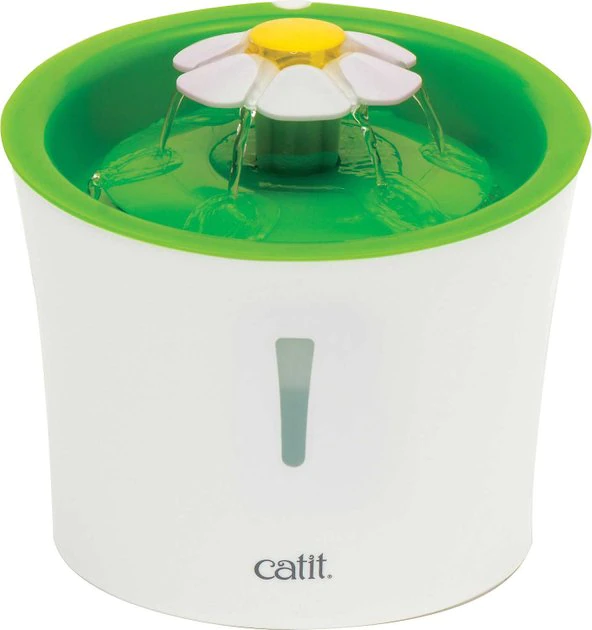 Catit||Frisco Catit Flower Plastic Fountain, 100-oz + Frisco Pet Toy & Bowl Cleaning Wipes 4 Catit||Frisco Catit Flower Plastic Fountain, 100-oz + Frisco Pet Toy & Bowl Cleaning Wipes - Image 2