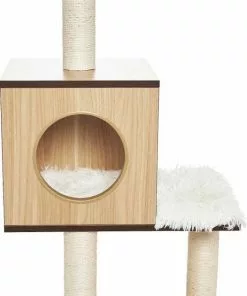 Frisco 62-in Modern Tree & Condo + Modern Tunnel Elevated Cat Bed -The Frisco Store 303344 PT3. SY630 V1623082341
