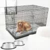 Frisco Fold & Carry Double Door Collapsible Wire Dog Crate & Mat Kit + Stainless Steel Bowl, 4.75-cup, 2 count 2 Frisco Fold & Carry Double Door Collapsible Wire Dog Crate & Mat Kit + Stainless Steel Bowl, 4.75-cup, 2 count -The Frisco Store 303424 MAIN. SY630 V1657656797