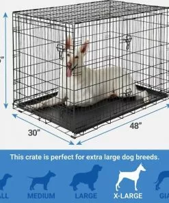 Frisco Fold & Carry Double Door Collapsible Wire Dog Crate & Mat Kit + Stainless Steel Bowl, 4.75-cup, 2 count 12 Frisco Fold & Carry Double Door Collapsible Wire Dog Crate & Mat Kit + Stainless Steel Bowl, 4.75-cup, 2 count -The Frisco Store 303424 PT2. SY630 V1623057160