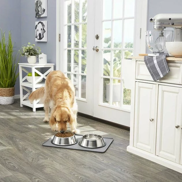 Frisco Fold & Carry Double Door Collapsible Wire Dog Crate & Mat Kit + Stainless Steel Bowl, 4.75-cup, 2 count 10 Frisco Fold & Carry Double Door Collapsible Wire Dog Crate & Mat Kit + Stainless Steel Bowl, 4.75-cup, 2 count - Image 8