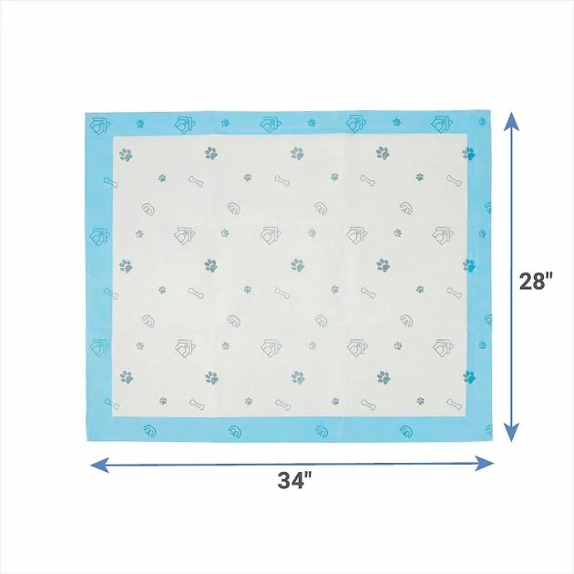 Frisco Fold & Carry Single Door Collapsible Wire Crate, 36 inch + Extra Large Printed Dog Training & Potty Pads, 28 x 34-in, 40 count, Unscented 9 Frisco Fold & Carry Single Door Collapsible Wire Crate, 36 inch + Extra Large Printed Dog Training & Potty Pads, 28 x 34-in, 40 count, Unscented - Image 7