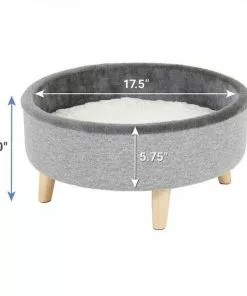 Frisco Modern Round + Tunnel Elevated Cat Bed -The Frisco Store 303470 PT2. SY630 V1623057757